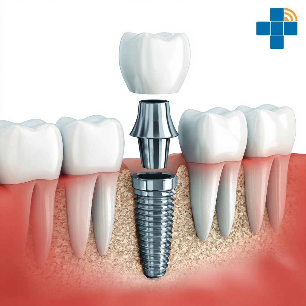 Matériel dentaire utilisé pour la pose d'implants dentaires