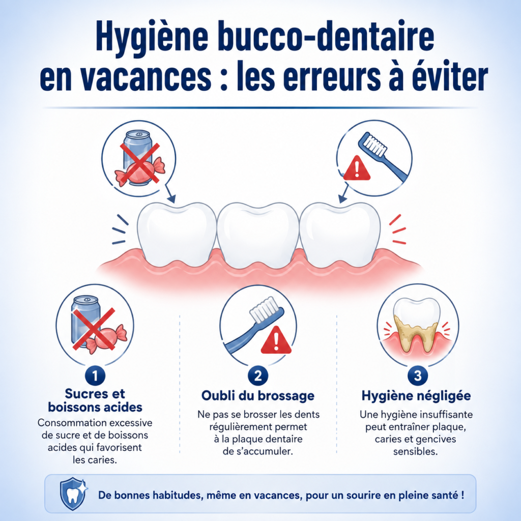 Hygiène bucco-dentaire en vacances